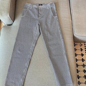 APC Carpenter Pants - 31, Blue/White Striped